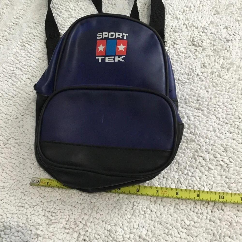 Vintage Y2K SPORT TEK Mini vinyl Backpack